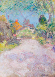 John Henry Twachtman The Back Road oil painting