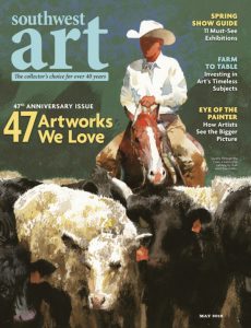Southwest Art magazine don weller watercolor painting western cowboy