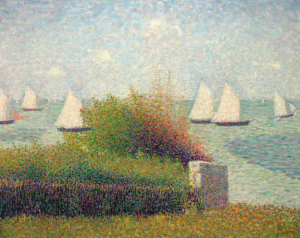 Georges Seurat "La rade de Grandcamp" oil painting