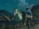 Bil Anton Moonrise On The Back Trail western cowboy painting
