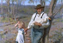 Daniel Gerhartz Winter Into Spring figurative painter