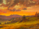 Jasper Francis Cropsey (1823–1900) "Ruins At Sunset, 1872 oil painting landscape