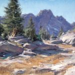 matt smith sierra mountain trees landscape oil painting