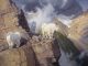 Ralph Oberg "The Enlightened" wildlife painting mountain goats
