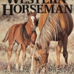 Ann Hanson Western Horseman magazine cover image horse baby colt western oil painting