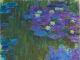 Claude Monet "Nymphéas en Fleur" oil painting water lilies pond reflection