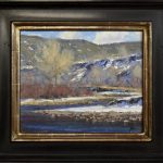 Dan Young Last of the snow oil painting signature