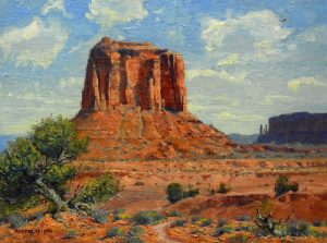 robert peters monument valley majesty landscape oil painting western