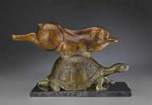 Tim Cherry bronze tortoise and hare birthday
