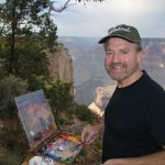 Curt Walters artist Grand Canyon painting on location en plein air