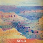 Curt Walters Morning Vignette Grand Canyon Arizona Natural Wonder landscape oil painting sold