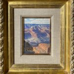 Curt Walters Shoshone Point Study Grand Canyon National Park Arizona western landscape oil painting framed