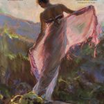 daniel gerhartz figure figurative oil painting impressionism woman female art of the west magazine cover