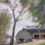 Daniel Gerhartz The Scent Of Alfalfa ranch farm barn tree rural farming landscape oil painting