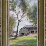 Daniel Gerhartz The Scent Of Alfalfa ranch farm barn tree rural farming landscape oil painting framed