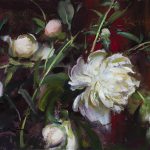 Daniel Gerhartz To Bring Joy peony peonies flower still life oil painting