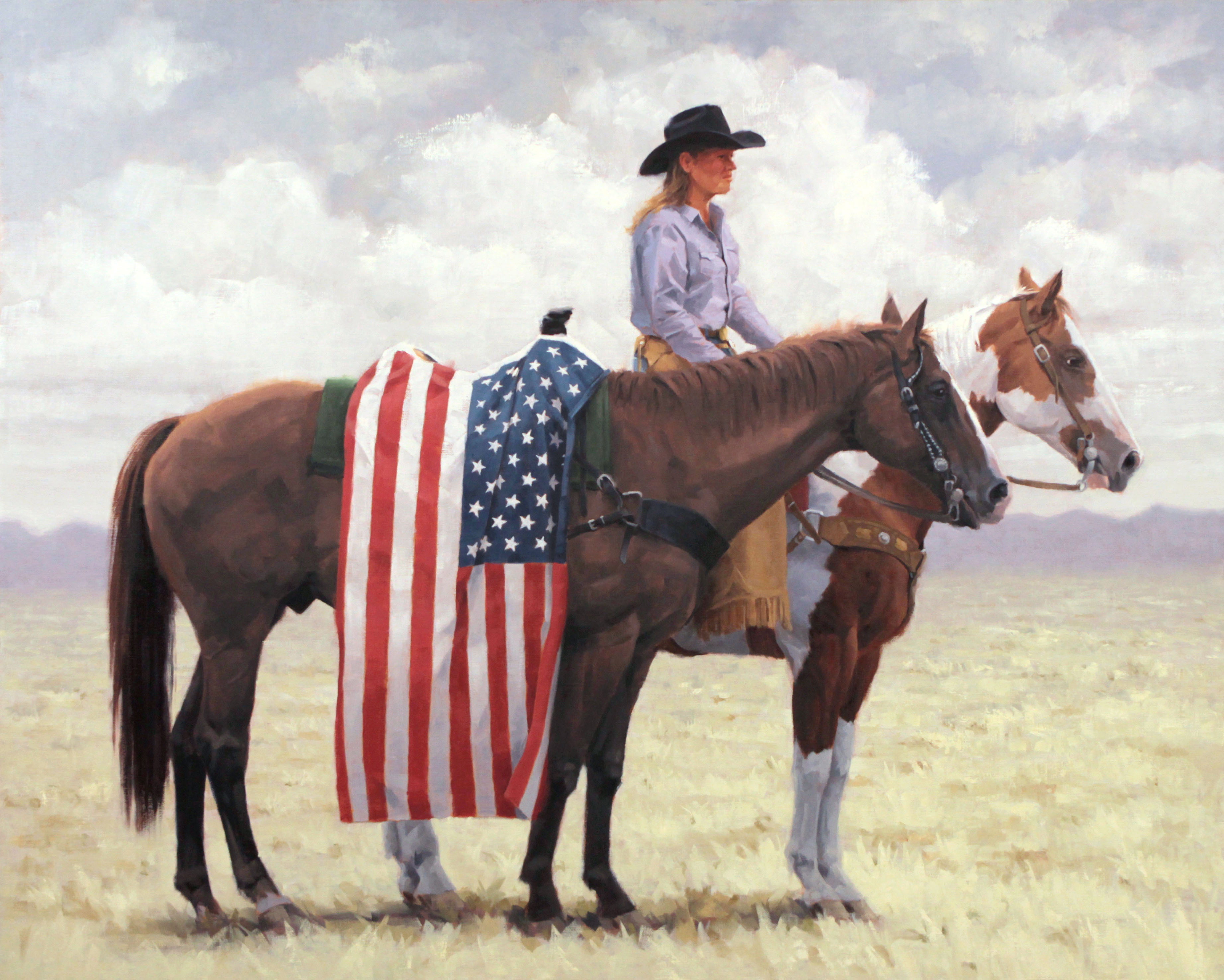 Image result for horse american flag