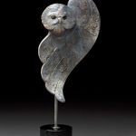 tim cherry arctic ghost snowy owl wildlife bronze sculpture