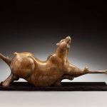 tim cherry branch bender bear wildlife bronze sculpture