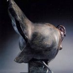 tim cherry butter ball turkey wildlife bronze sculpture