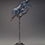 tim cherry ravens caw bronze wildlife bird sculpture