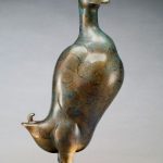 tim cherry sentry duck bronze wildlife sculpture