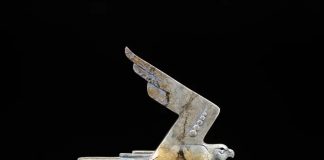 Tim Cherry The Danger From Above bird mouse hawk eagle wildlife bronze sculpture