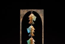 Tim Cherry Stringer Of Fish Sunfish wildlife bronze sculpture