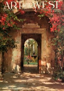 cyrus afsary art of the west magazine cover feature article mission architecture oil painting