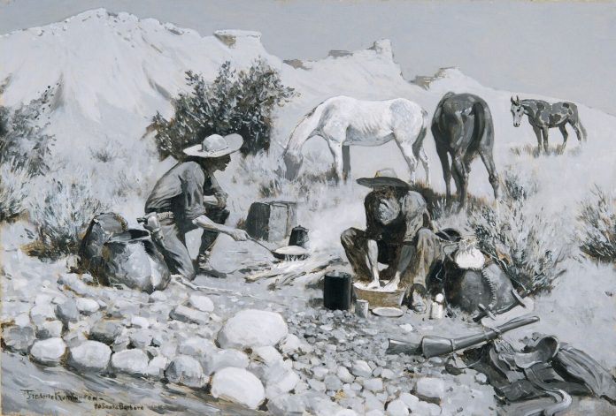 Frederic-Remington_Prospectors-Making-Frying-Pan-Bread
