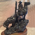 g. harvey gerald harvey jones texas ranger cowboy bronze horse equine lawman police bronze western sculpture