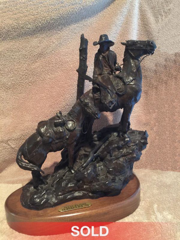 g. harvey gerald harvey jones texas ranger cowboy bronze horse equine lawman police bronze western sculpture