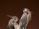 Ken Rowe Once In A Blue Moon wildlife bird heron sculpture animal pair