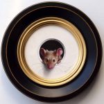 Marina Dieul Petite Souris 479 mouse mice wildlife oil painting