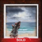 Marina Dieul L'appel du Large mouse ocean sea beach oil painting