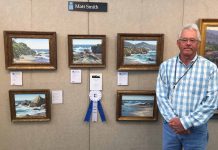 Matt Smith "Artists' Choice Award" winner 20th Annual Laguna Beach Plein Air Painting Invitational seascape landscape oil painting