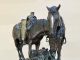 Ron Stewart Dog Tired horses equine western bronze sculpture heard dog