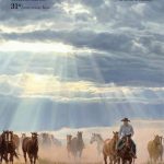 tim cox god's gift to man western oil painting cowboy horse horses cowboys equine
