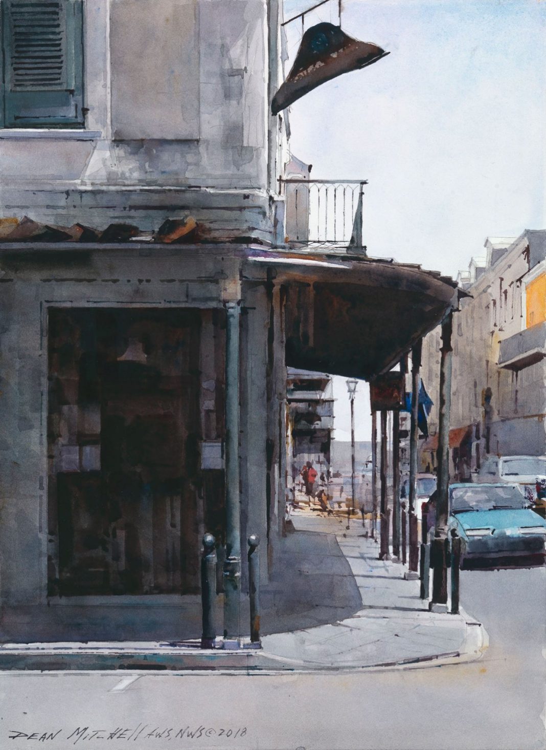 Dean Mitchell Napoleon House watercolor New Orleans