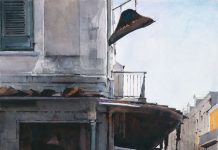 Dean Mitchell Napoleon House watercolor New Orleans