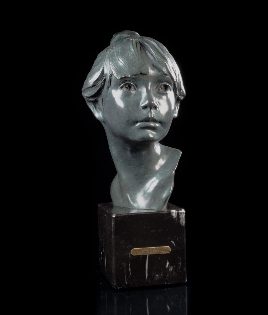 Glenna Goodacre Erica bronze figure bust female woman lady sculpture