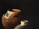 Cheryl English Two For The Road Native American pottery pot artifacts Indian stillife still life western oil painting