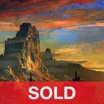 Dale Terbush The Distant Dance western landscape sunrise sunset western acrylic painting sold