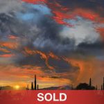 Dale Terbush The Other Side of Forever landscape desert glorwy sky clouds sunset western painting