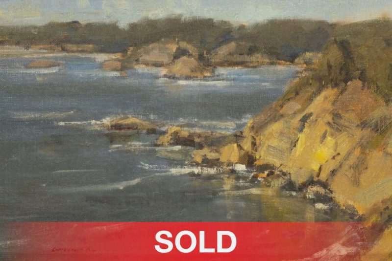 Scott Christensen - "Mendocino Coast" seascape California landscape oil painting