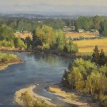 Clyde Aspevig "Flathead Valley" stream river landscape oil painting