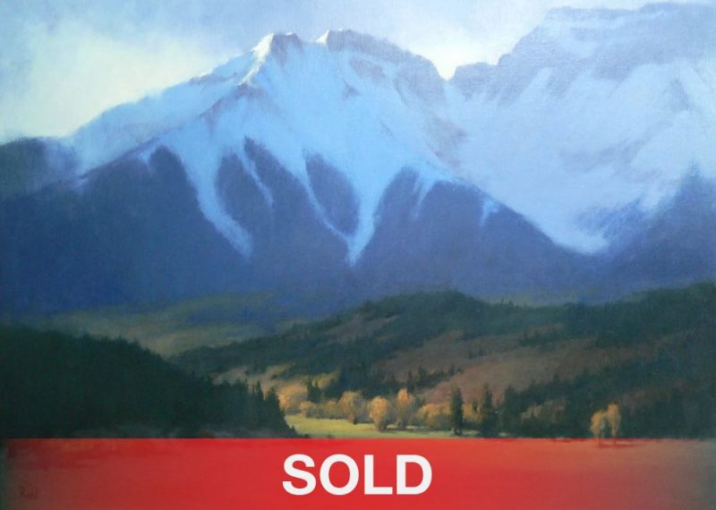 David Riedel Dallas Divide Morning David Riedel mountain snow landscape oil painting