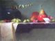 David Riedel Red Pears still life oil painting