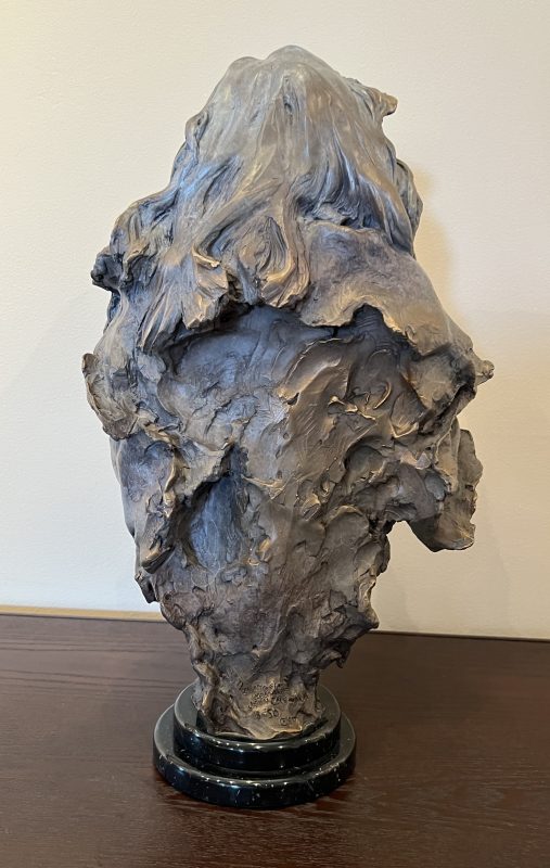 Jon Coleman Changing Woman Native American Indian woman girl western bronze sculpture figure figurative back