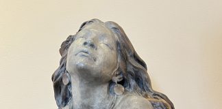 Jon Coleman Changing Woman Native American Indian woman girl western bronze sculpture figure figurative close